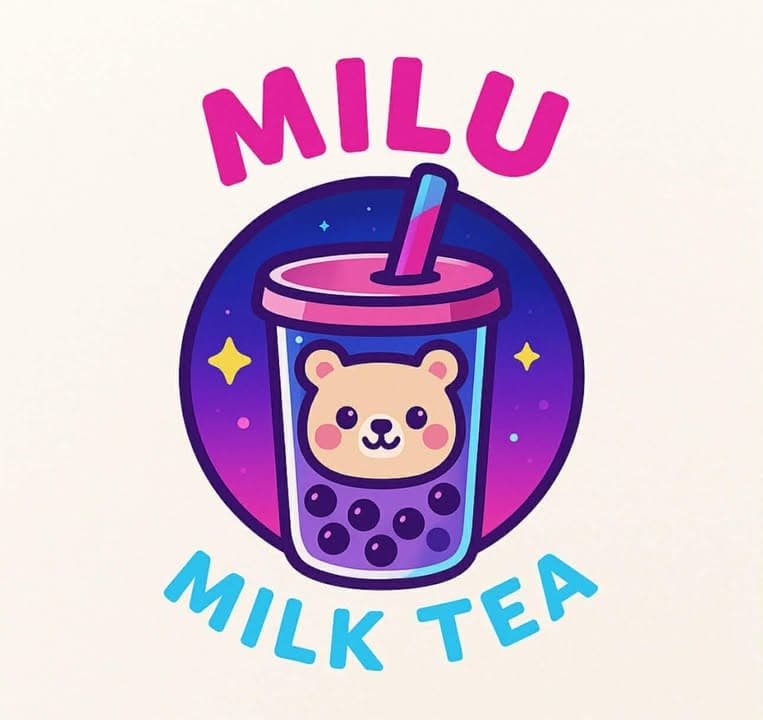 MILU MILK TEA Logo