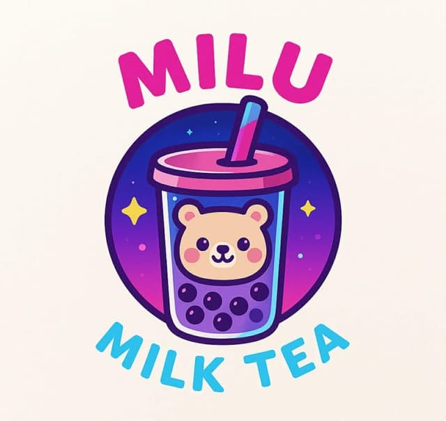 MILU MILK TEA Logo